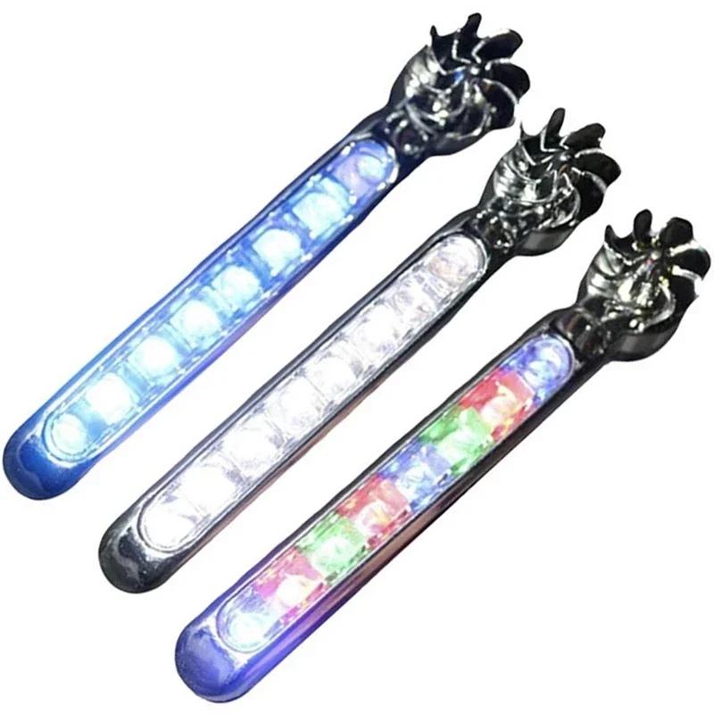 Product Introduction of 1-2pcs LED Wind Powered Car Daytime Running Light Auto Decorative Lamp with Rotating Fan No Need External Power Supply DRL Bulb 19