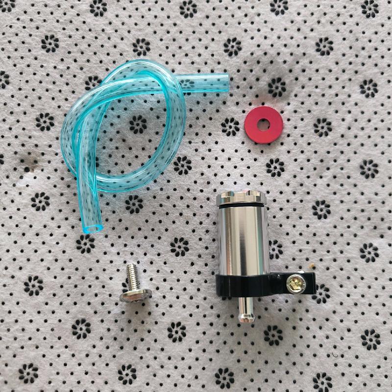  Bình dầu nhôm CNC Gắn Exciter 150 ,155 và Winner ,tặng kèm ốc salaya và long đền đỏ Màu bạc trang trí không xì dầu bền Phụ Kiện Phụ Tùng 