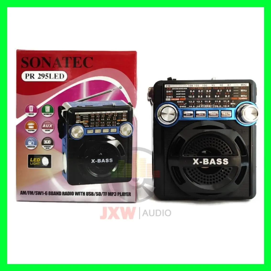 RADIO AM / FM 8 BAND USB MP3 PLAYER SENTER SONATEC PR 295