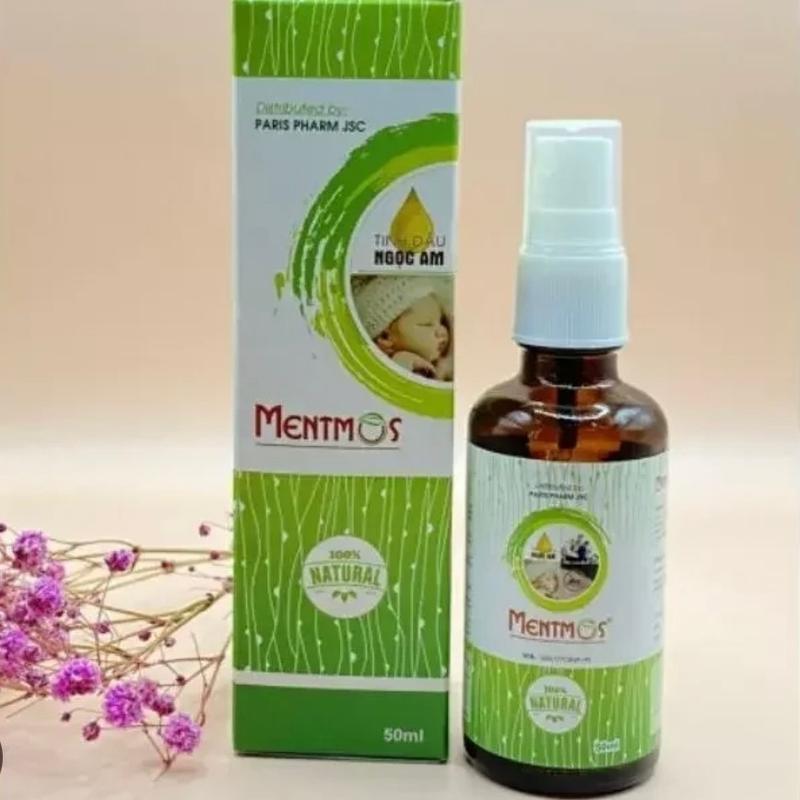 Xịt MENTMOS tinh dầu tự nhiên giúp xua muỗi - tan vết đốt 2