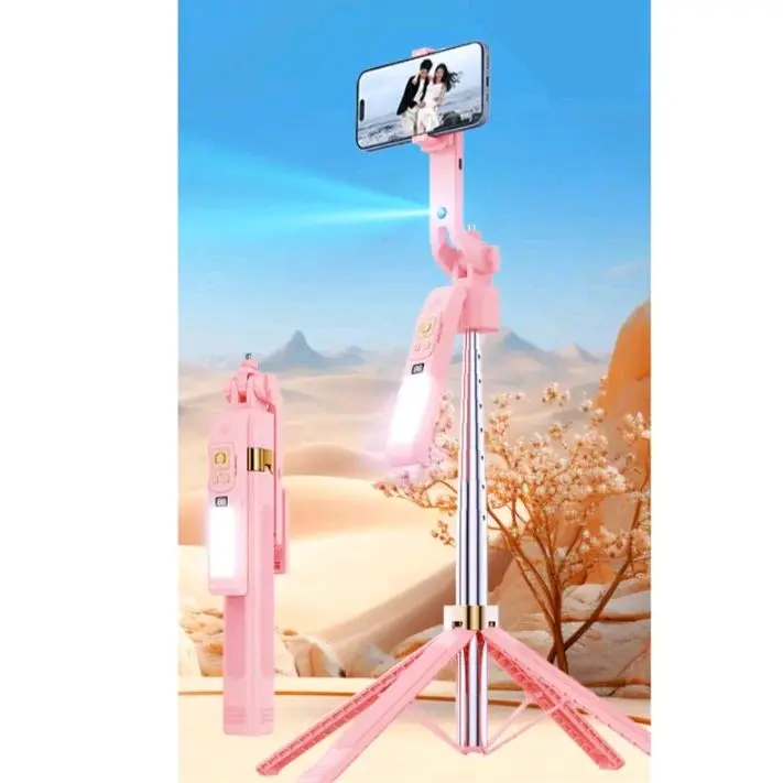 CHÂN TRIPOD AI CL12 ,3IN1  HỖ TRỢ QUAY VIDEO NHẬN DIỆN THEO KHUÔN MẶT TỰ ĐỘNG DỪNG TẮT THEO YÊU CẦU TỪ XA gậy điện 2