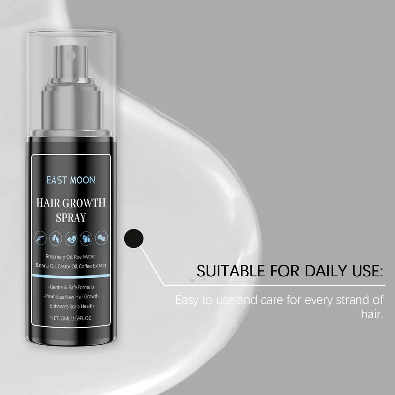 Men's Hair Care Spray, 1/3 Counts Nourishing Hair Care Mist for Strengthening Hair, Moisturizing Hair Care Product for Men 4