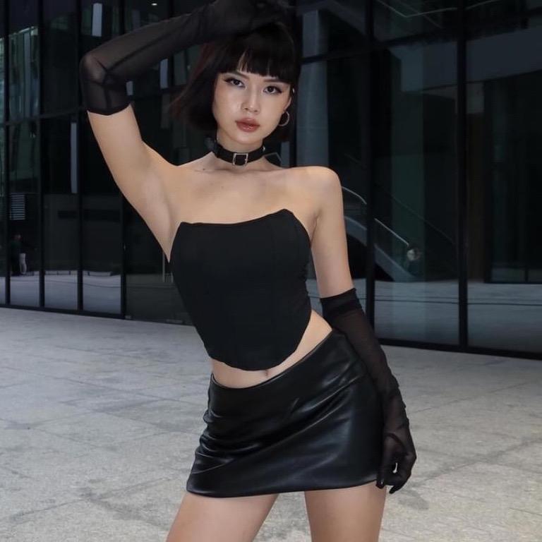 Áo Corset Cúp Ngực Tai Mèo Siêu Chất Top Nữ Freesize 2