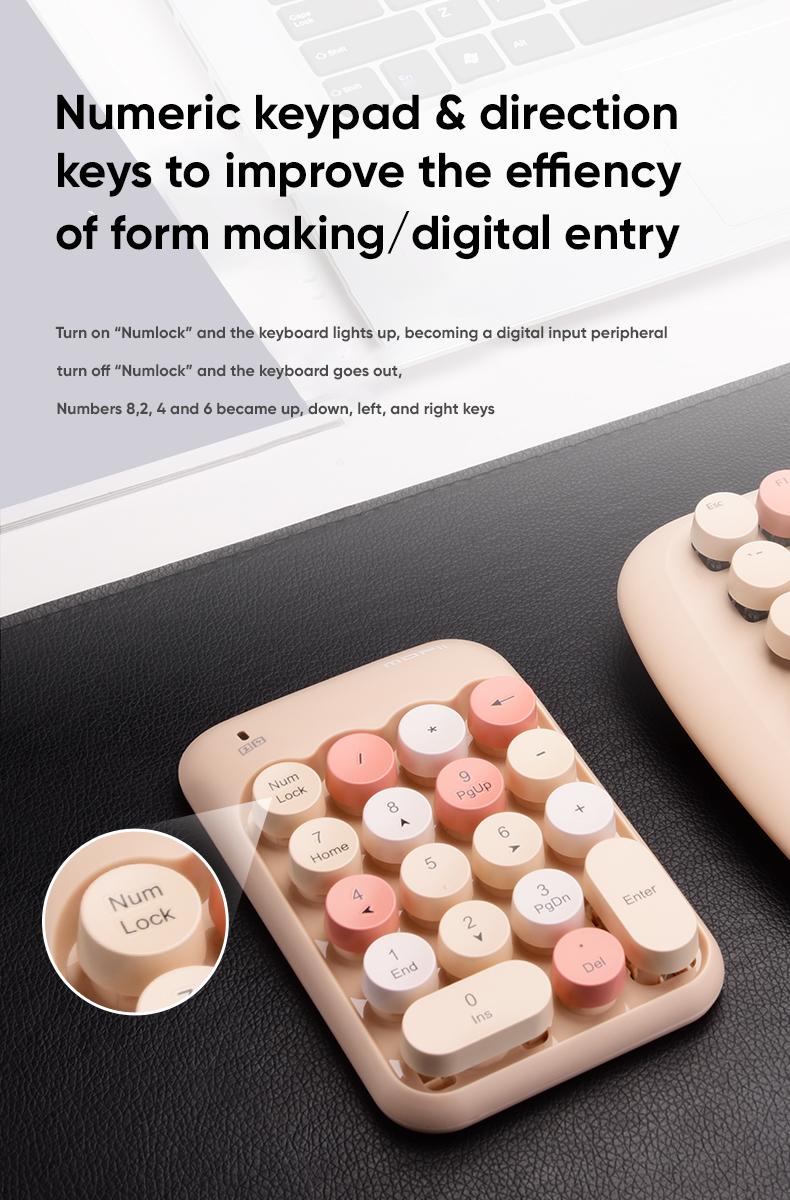 Product Introduction of MOFii Keyboard Numeric Wireless 2.4G X910 3