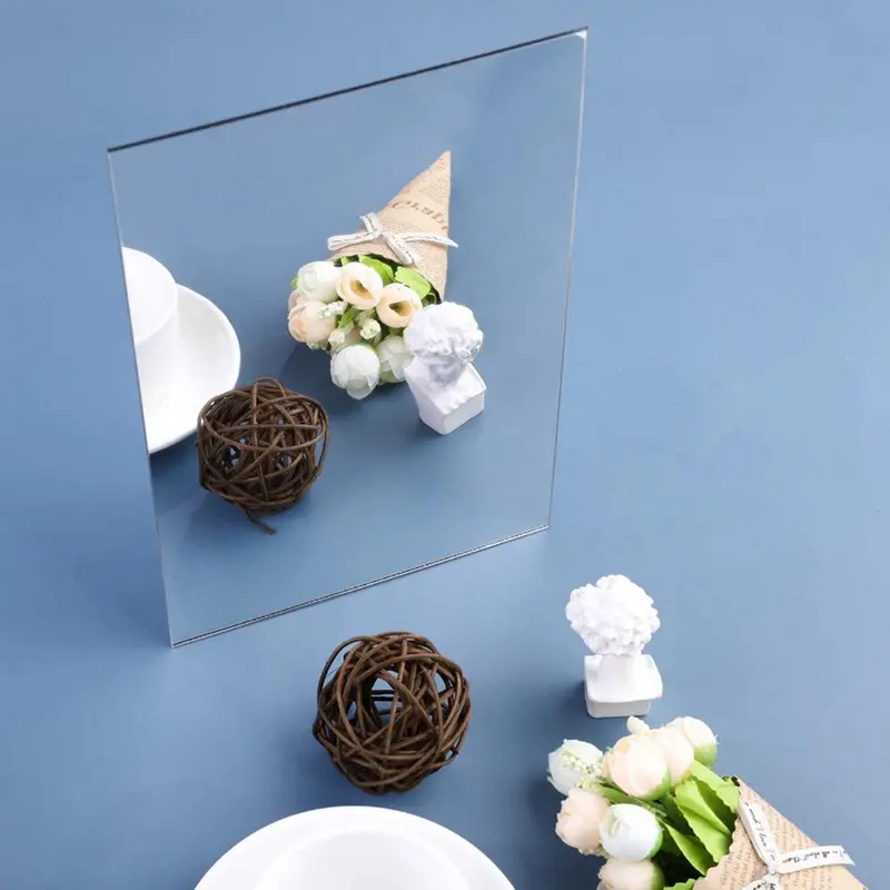 Vwjzgef-Đề Can Gương Tự Dính, Linh Hoạt, Không Thấm Nước, Phản Chiếu Rõ Ràng, Trang Trí Nhà Cửa, Hình Vuông, Phòng Tắm, Phòng Khách, Miếng Dán Gương Gia Đình 6