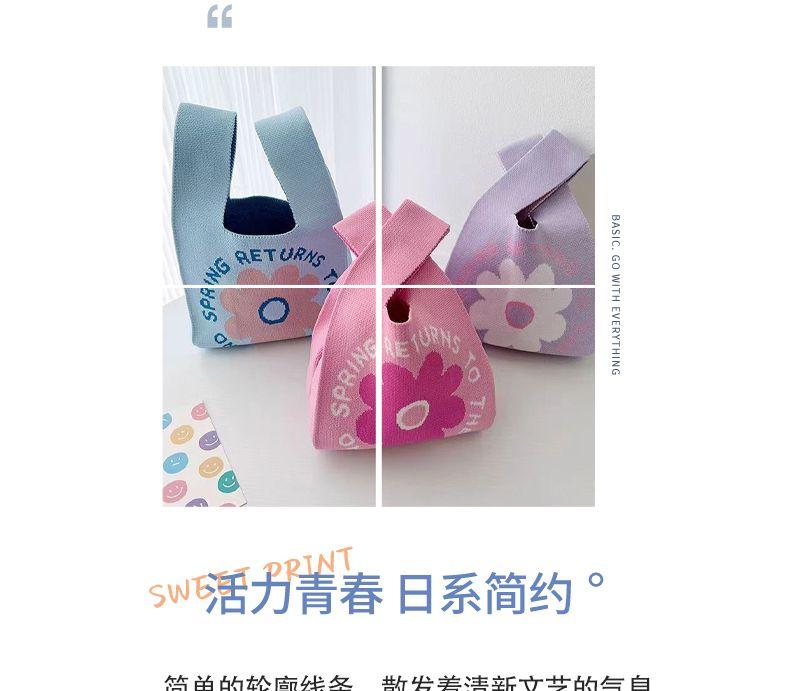 Product Introduction of Túi Xách, Thanh Lịch Và Dễ Thương, Cầm Tay, Phong Cách Hàn Quốc, Sức Chứa Lớn, Thích Hợp Đi Du Lịch, Thiết Kế Hoa, Cho Nữ, Hàng Mới Về Năm 2025, Bán Chạy, Được Bán Trong Cửa Hàng Năm 2025 5