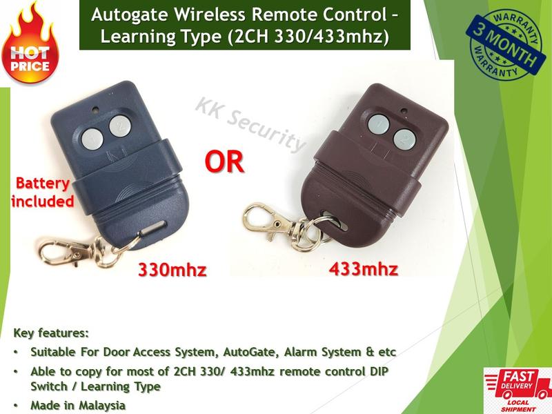 Remote Control Learning Type Autogate Wireless Remote Control (Learning Type) 2CH 330Mhz - TikTok ...