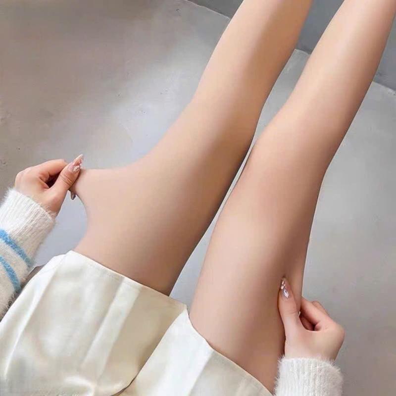 Quần tất nữ che khuyết điểm thon chân da độ dày vừa phải dệt 720 kim mịn mướt dai bền thật chân không rách dọc Women