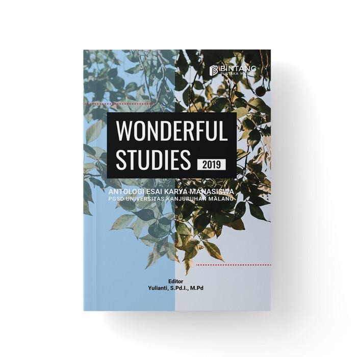Gambar Buku Wonderful Studies 2019 - esai karya mahasiswa PGSD Angkatan 2019 dari bintangsemestabook Kab. Sleman Tokopedia