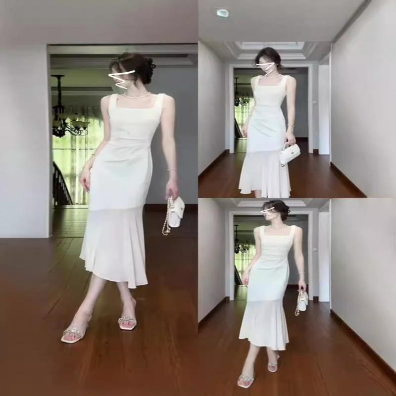 Casual Street Stripe See-Through Contrast Turndown Collar Wrapped Skirt Dresses Casual Street Stripe See-Through Contrast Turndown Collar Wrapped Skirt Dresses
