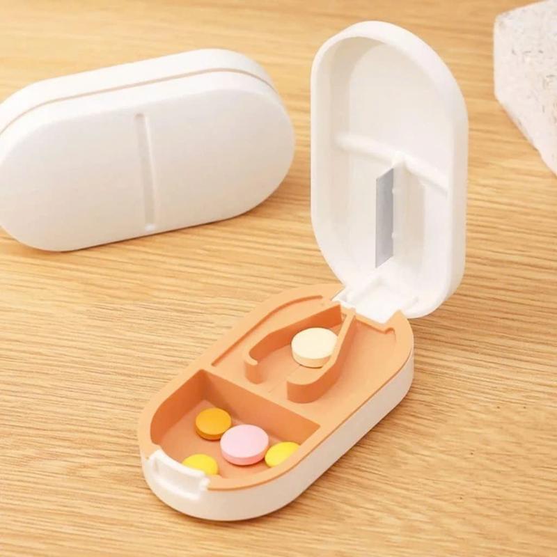 Product Introduction of Hộp Đựng Thuốc Kiêm Dụng Cụ Cắt Thuốc - Khay Cắt Thuốc - Dụng Cụ Chia Thuốc Viên Nén Chính Xác 11