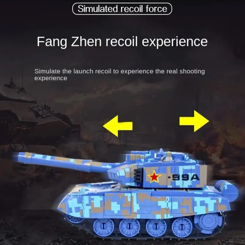 Xe Tăng T90 Phun Hạt Bánh Xích Có Âm Thanh Pin Sạc - Đồ Chơi Trẻ Em - Đồ Chơi, Toy 4
