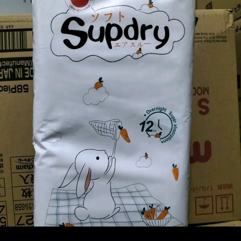 bỉm supdry xanh+trắng nội địa trung Cho Bé Voi 5