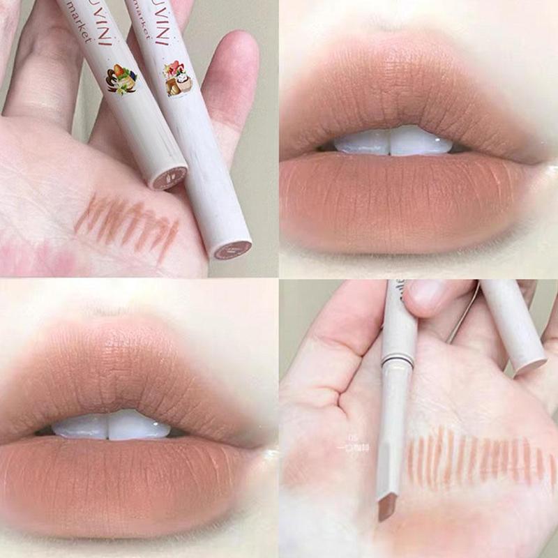 Product Introduction of Contouring Matte Nude Lip Liner Non Sticky Lipstick Women Outline Professional Pen Z6R1 B6R1 21