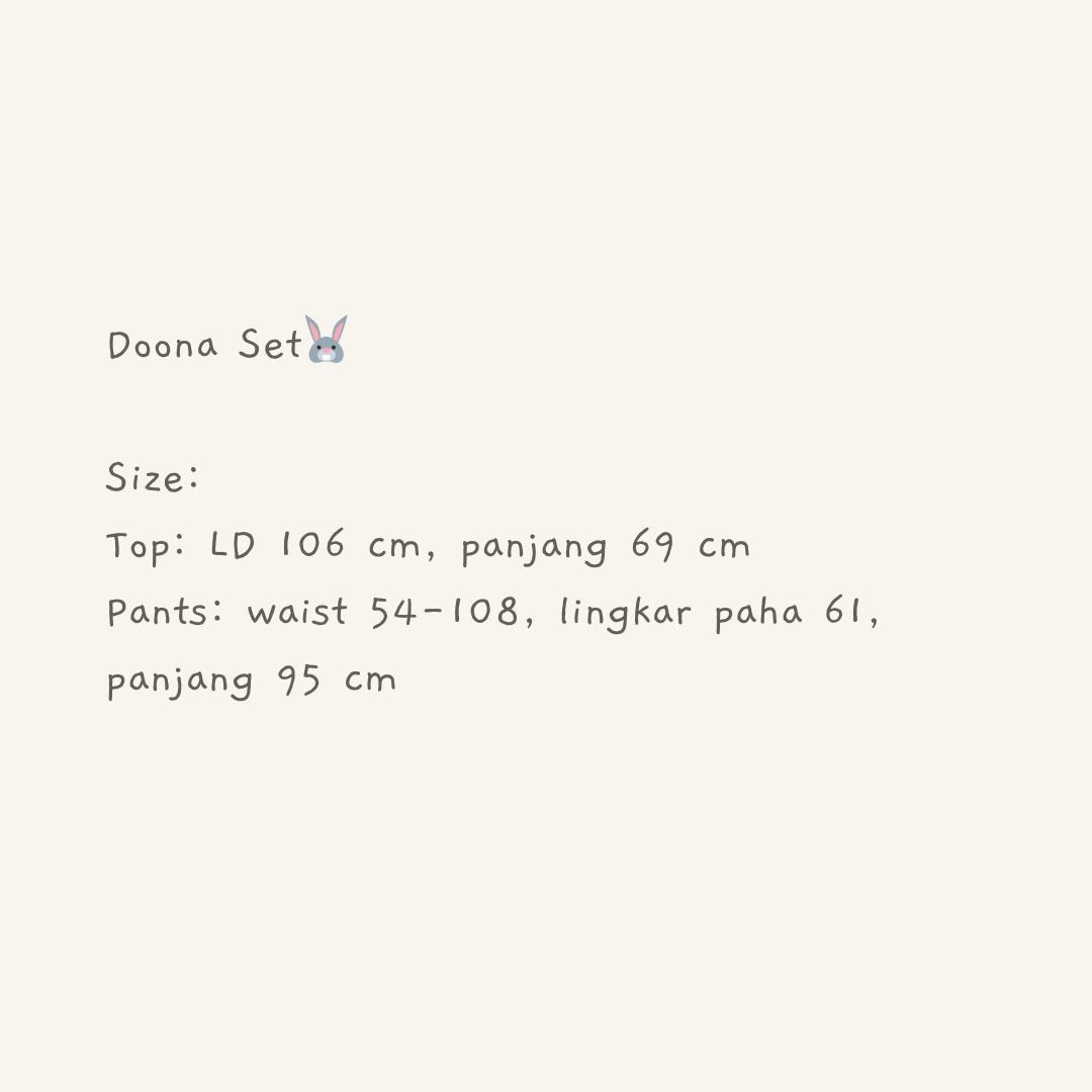 Doona Set - Baju Tidur / Piyama Wanita / Sleepwear Korea SLEEPYDAYS
