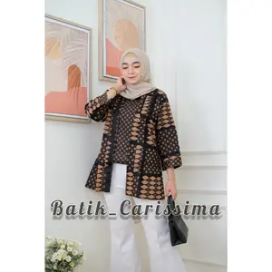 Bolero Blazer kemben terbaru // blazer kebaya kartini Muslim  motif batik Katun Panjang