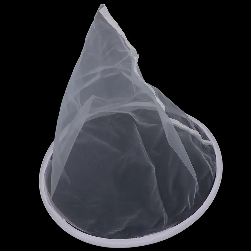 Bộ lọc mật ong hình nón, làm bằng lưới Nylon, lưới Sợi màu trắng, thích hợp cho dụng cụ nuôi ong