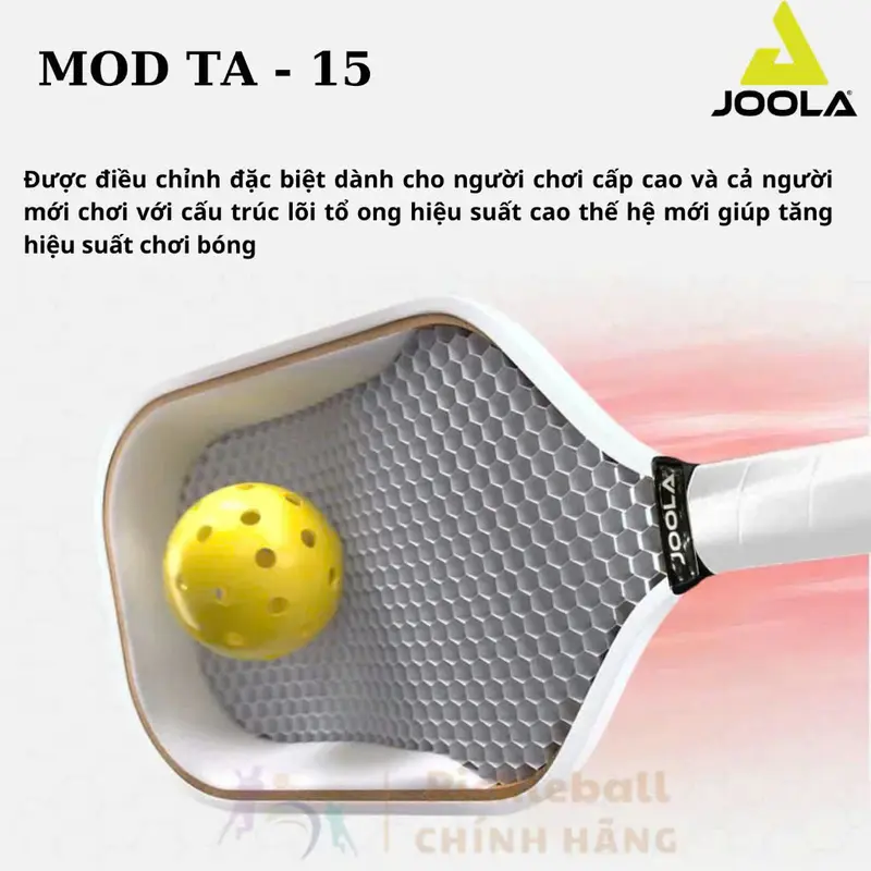 [Quét NFC] Vợt Pickleball Joola Perseus Mod TA-15 Pro Core 16mm Sợi Carbon Picklebal Công Thủ Toàn Diện 3