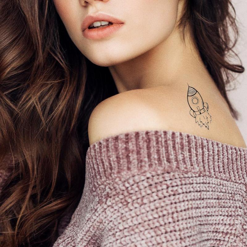 Product Introduction of Temporary Tattoo Stickers - Waterproof Metallic Floral Designs For 3-5 Day Wear 24