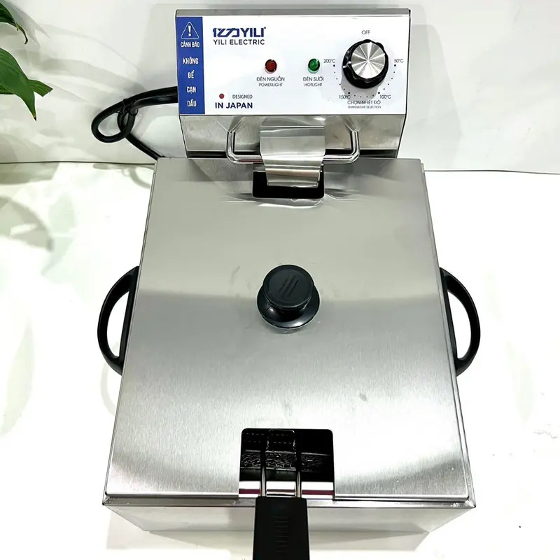 Bếp chiên ngập dầu nhúng điện THE GARDEN TUDYILI 6L , Inox cao cấp, công suất 2500w. Bảo hành 12 tháng 3