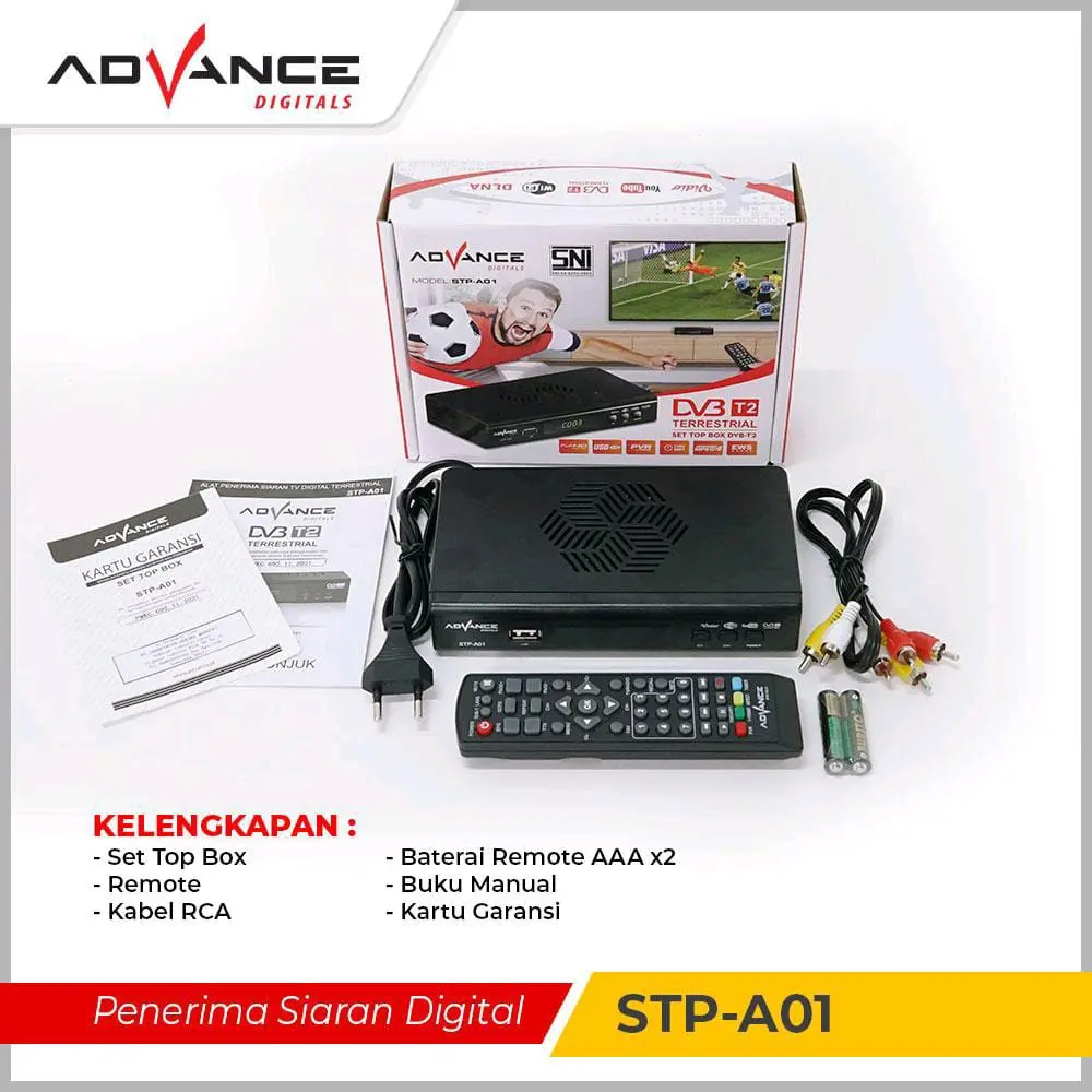 GROSIR 3PCS STB ADVANCE STP-A01