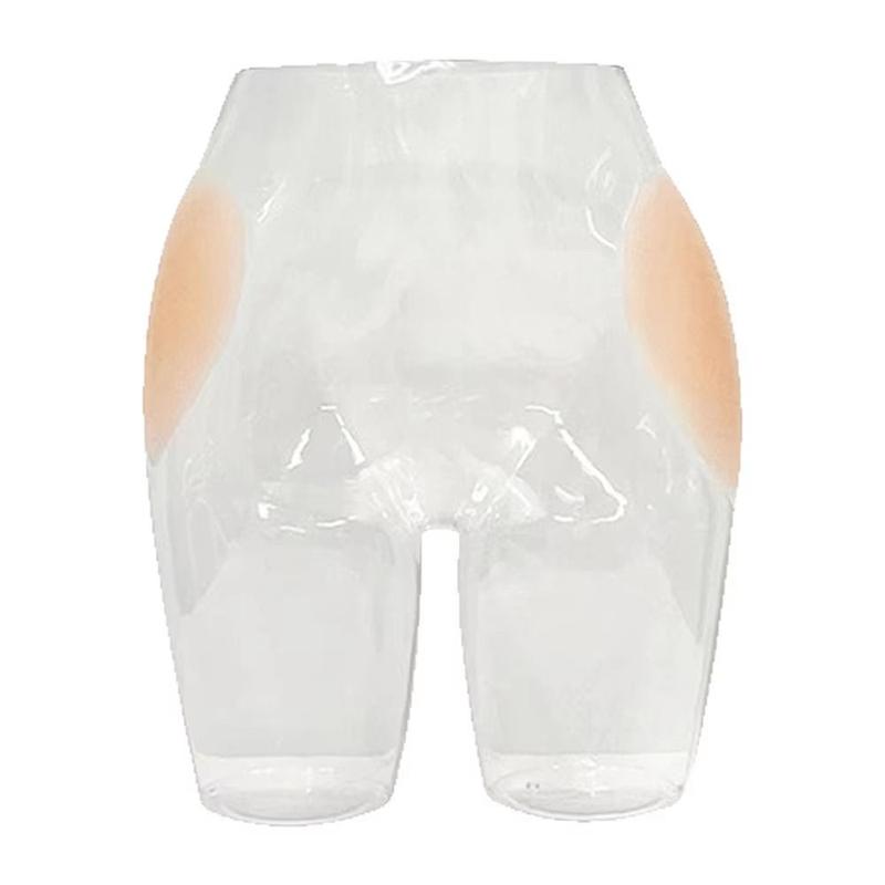 Miếng đệm chiều rộng hông giả, Nhẹ, có thể tháo rời, tự nhiên và liền mạch, mô phỏng hông, chất liệu silicon, miếng dán nâng hông, chân thực, có thể giặt được, bộ tăng cường nâng hông, thích hợp cho đám cưới, 1 cặp 7