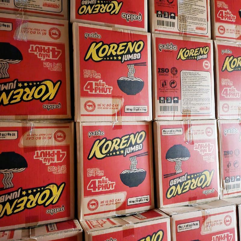 Mì Koreno Jumbo 10gói / bịch Cay Hàn Quốc mìcay mỳ micay quoc korea gói