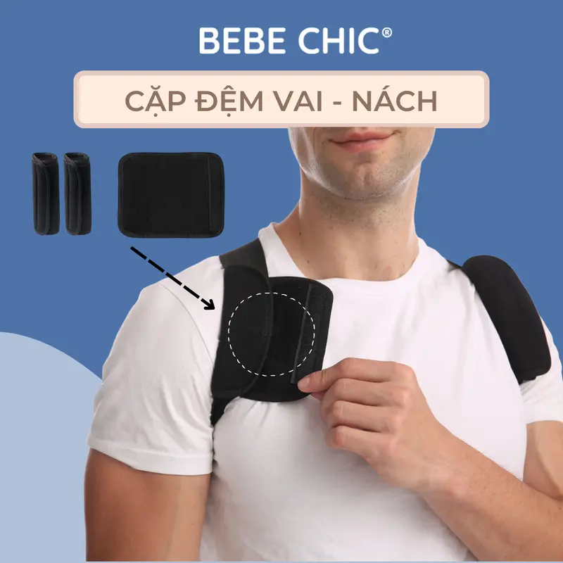 2 Miếng Đệm Vai Nách Giảm Đau & Hỗ Trợ Tập Luyện BEBECHIC 0