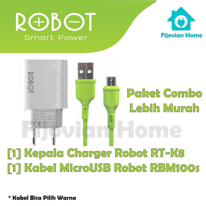 Product Introduction of Charger Robot RT-K8 2A 10W | Cocok Untuk Semua Merek Hp | Adaptor Kepala Casan Tanpa Kabel | Fast Charging | Original | Murah 0