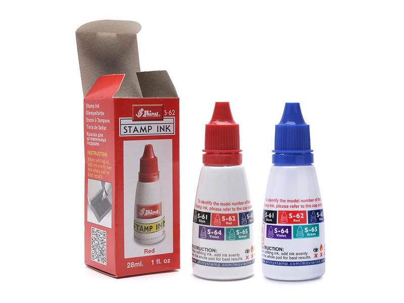 Mực dấu Shiny S62 dùng cho đổ con dấu đóng giấy tờ 0