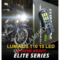 Gambar Lampu LED Senja KAWASAKI EDGE (putih) LUMINOS T10 15 LED Kota / Kecil - Putih dari bohlamhid Kota Tangerang 1 Tokopedia