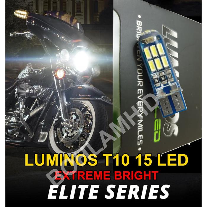 Gambar Lampu LED Senja HAYATE (putih) LUXIMOS T10 15 LED Kota / Kecil dari bohlamhid Kota Tangerang Tokopedia