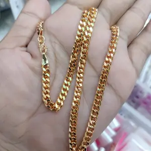 Kalung Rantai 0A Gold Laki-laki Perempuan