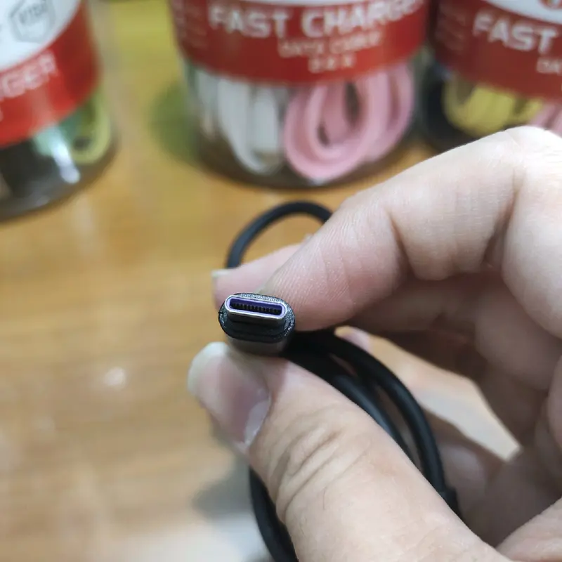 [DAPAT 15 PCS] FREE TOPLES KABEL DATA CAS WARNA CAMPUR android Aksesoris Charger Handphone Panjang 4