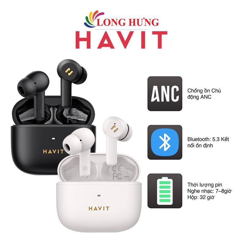 Tai nghe Bluetooth True Wireless Havit TW958 Pro - Hàng chính hãng