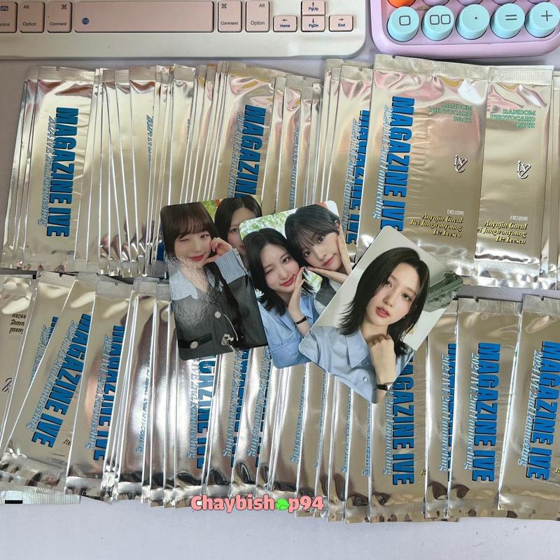 2024 IVE 2nd Fanmeeting MAGAZINE IVE - Random Photocard Pack - Thẻ ảnh bo góc IVE