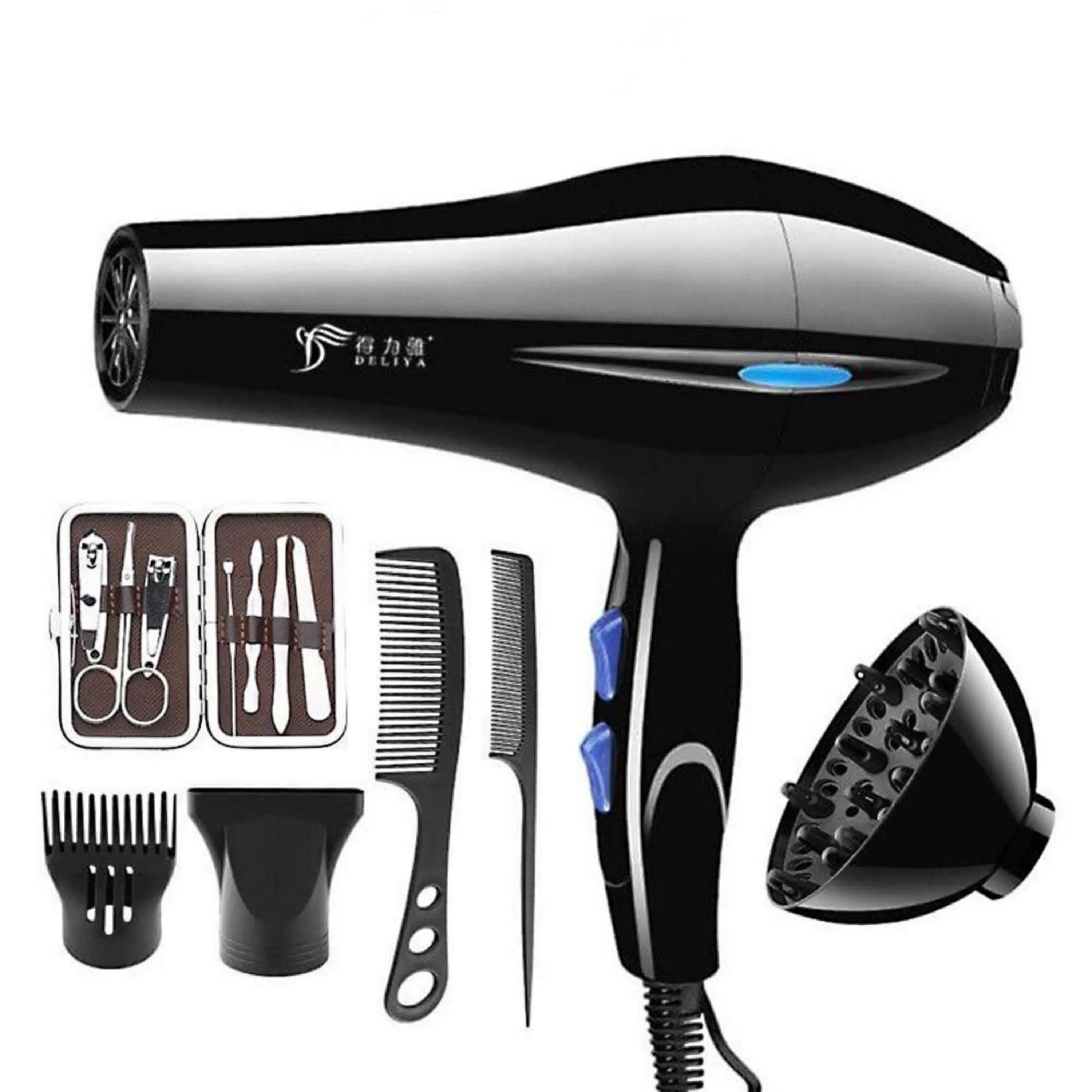 Máy sấy tóc cầm tay du lich DELIYA DLY-8020 công suất lớn 2200W - [Bảo hành 12 tháng] Nữ Chăm Sóc Tóc