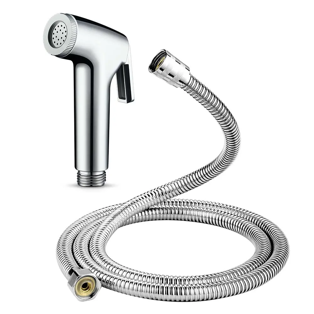 Bidet Sprayer with 1.5m Hose, 1 Count Handheld Bidet Sprayer, Bathroom Fixtures for Toilet, Feminine Hygiene, Baby Diaper Cloth Washer, Pet Bathing, Backyard Watering, Bathroom Fixtures