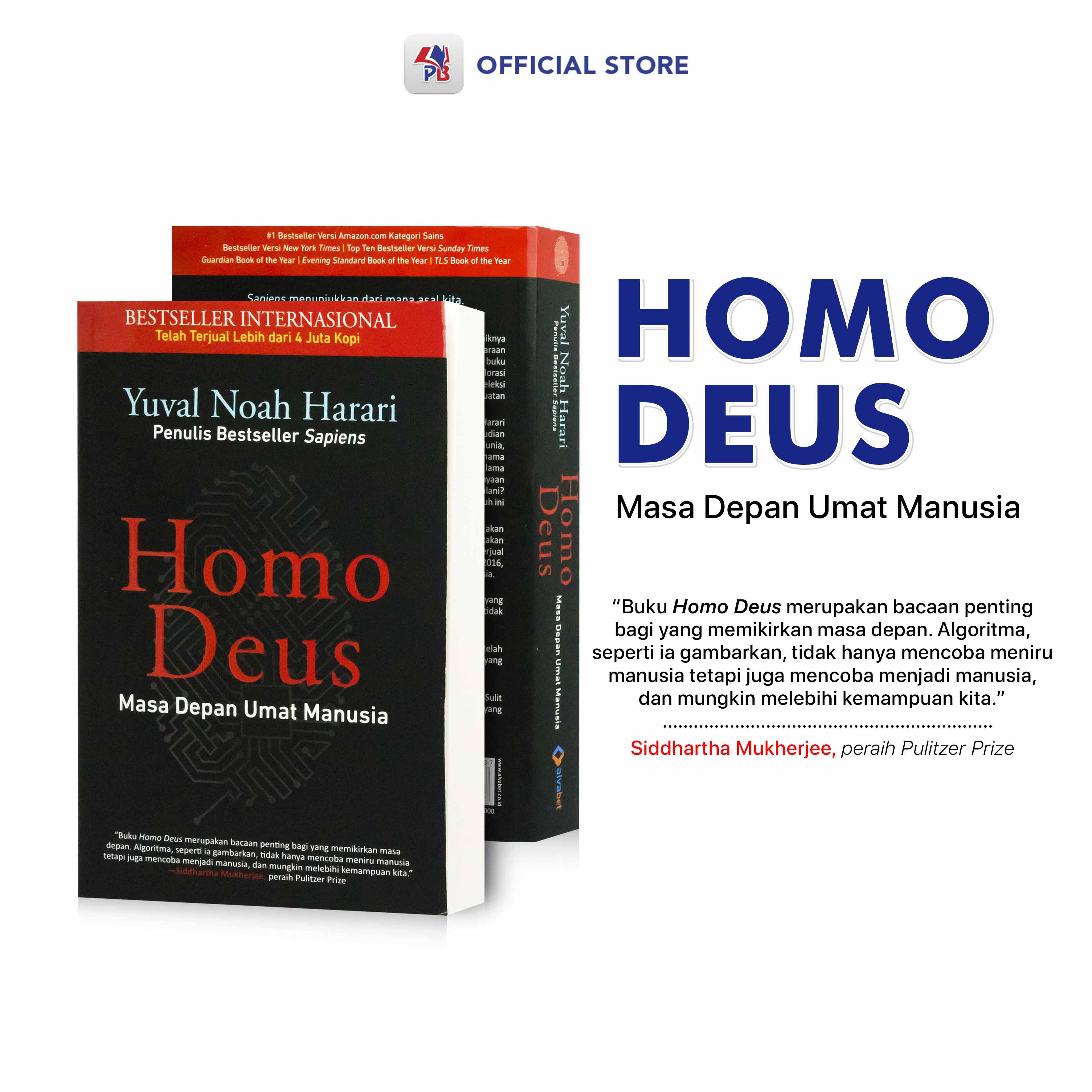 Buku Sejarah / Homo Deus - Masa Depan Umat Manusia / PUSTAKA ALVABET - PAV