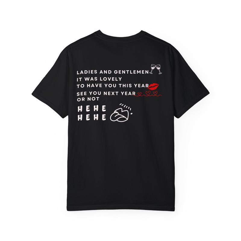 Limite Kaos unisex New Year Card*i B ladies and gentlemen 100% Cotton Combed24s[STOCK TERBATAS] Casual Cotton Katun Tshirt Pendek Digital 2