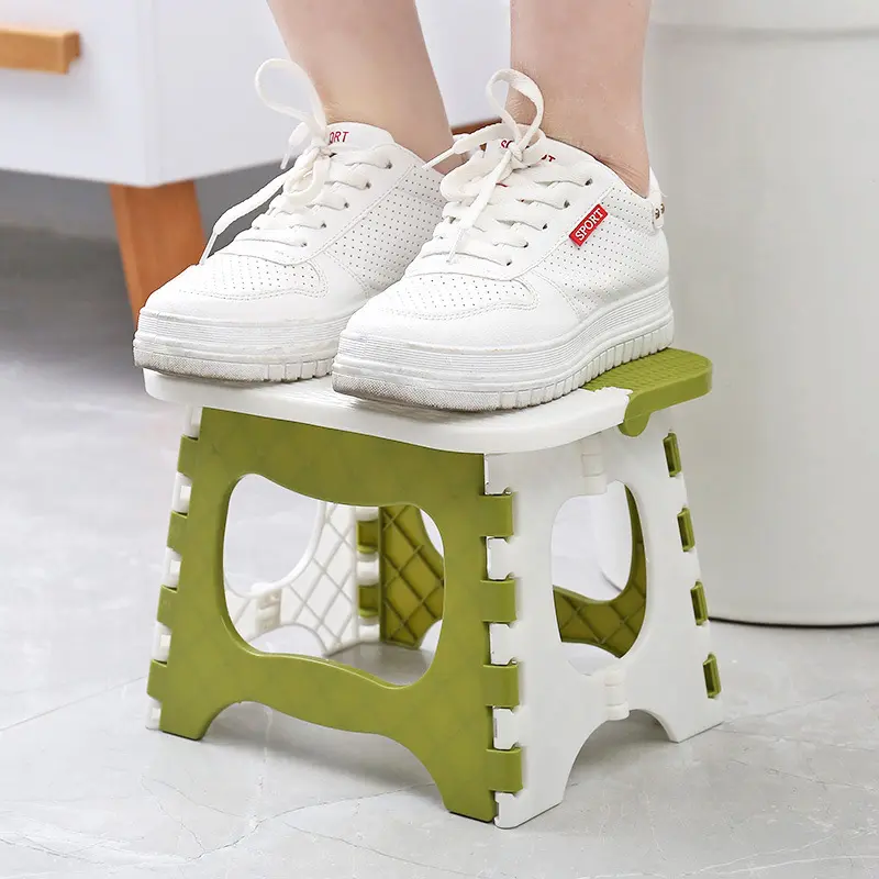 Portable Folding Plastic Stool for Kids and Adults
