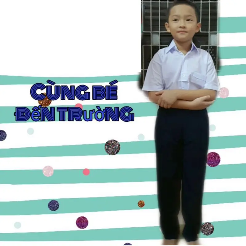 Áo sơ mi CHÂN CỔ XANH HÀNG TỐT đồng phục học sinh nam 15-80kg ( cấp 1,cấp 2,cấp 3) Menswear 6