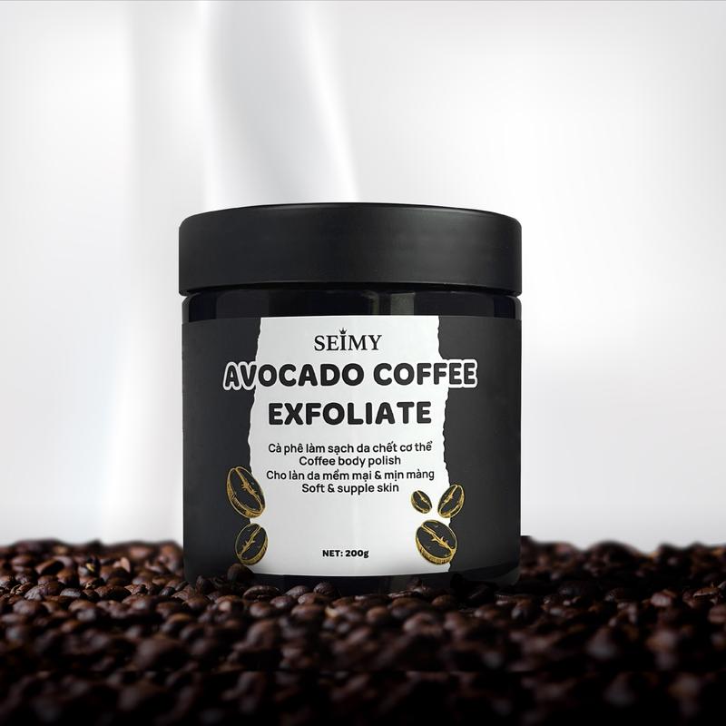 Product Introduction of Combo 2 Hũ Tẩy Tế Bào Chết Cà Phê Body Seimy - Avocado Coffee Exfoliate 15