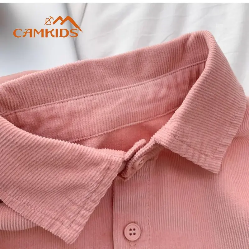 Áo Sơ Mi Trẻ Em, Camkids, Bộ Sưu Tập Mùa Xuân Và Mùa Thu, Hàng Mới Về 2024, Phong Cách Hàn Quốc, Áo Sơ Mi Vải Nhung Kẻ, Dành Cho Bé Trai Và Bé Gái, Thiết Kế Đẹp Trai 5