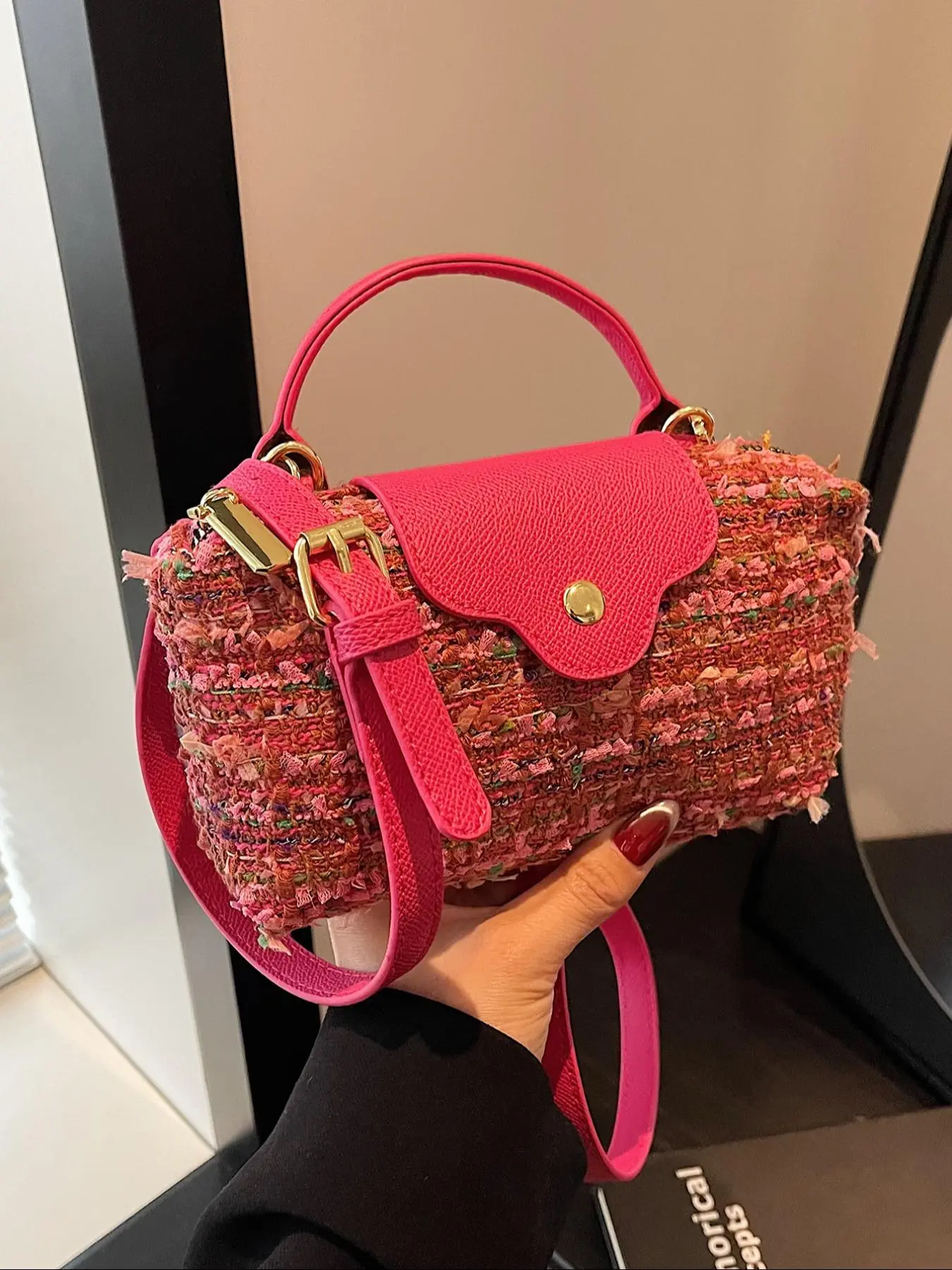 Women's Bag, Fashionable Boho Style Crossbody Bag, Casual Trendy Versatile High-quality Daily Commuting Bag