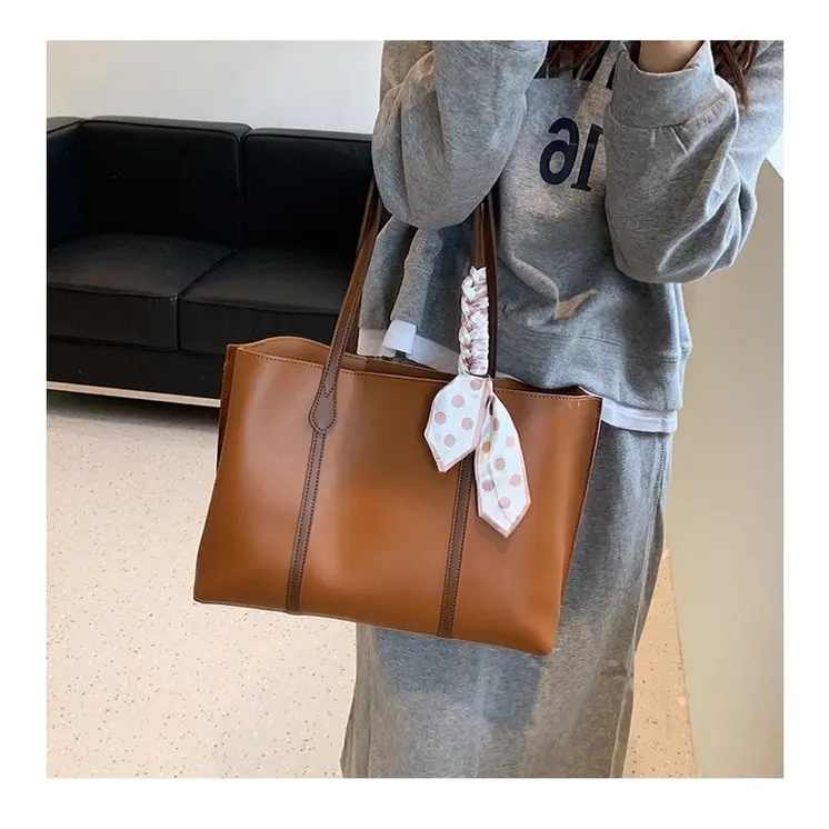 Tote Bag Wanita Torino - Tas Winayu (Free Syal /Twilly) Kulit Sekolah Totebag Perempuan Cewek 2
