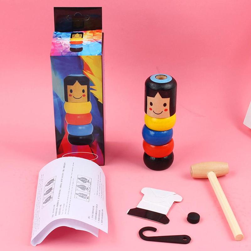 Product Introduction of 1 Set Immortal Daruma Unbreakable Man Magic Toy Close Funny Tricks Magic Stage Up Tricks Toy A0V4 23