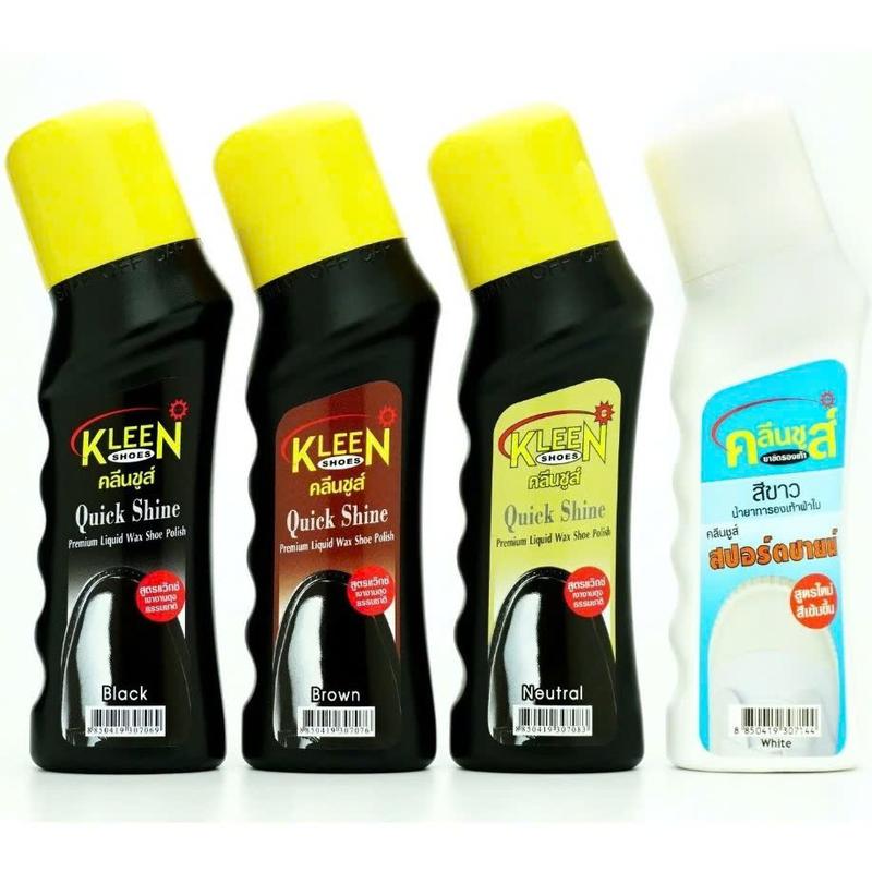 Xi Đánh Giày Nước Kleen Shoes Quick Shine 75ml Thái Lan