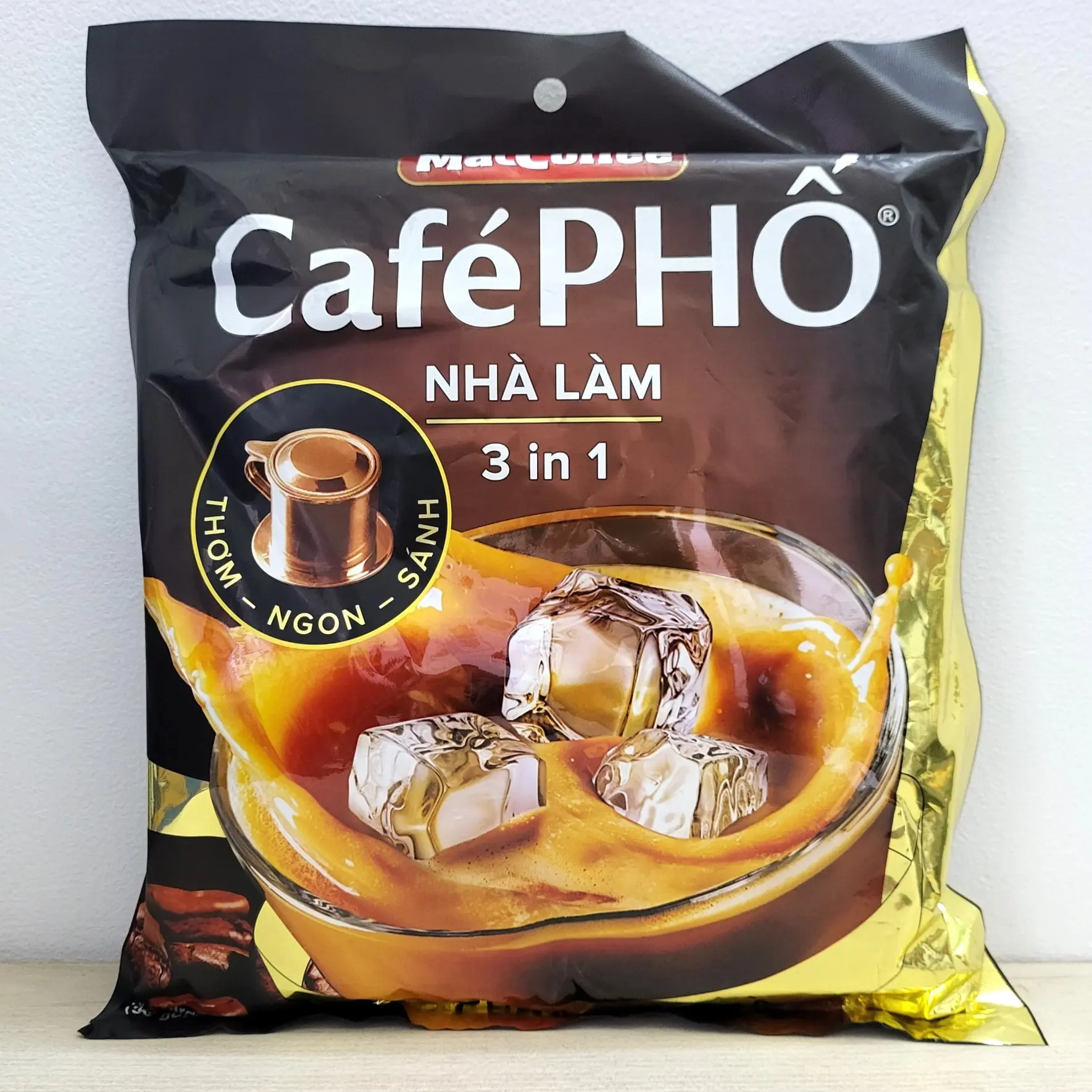 TÚI LỚN NHÀ LÀM (CAFÉ PHỐ 840g / 30 gói) CÀ PHÊ SỮA (thơm – ngon - sánh) MACCOFFEE 3 in 1 Coffee