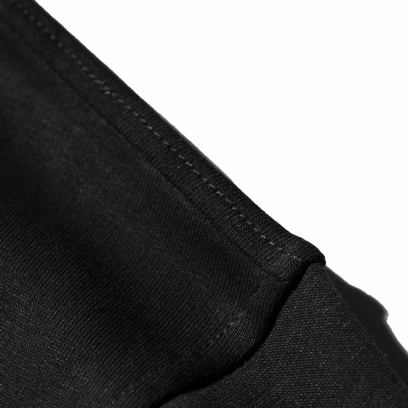 Kattoen - Crewneck Solid Black Sweater Oversized Fleece Basic 6